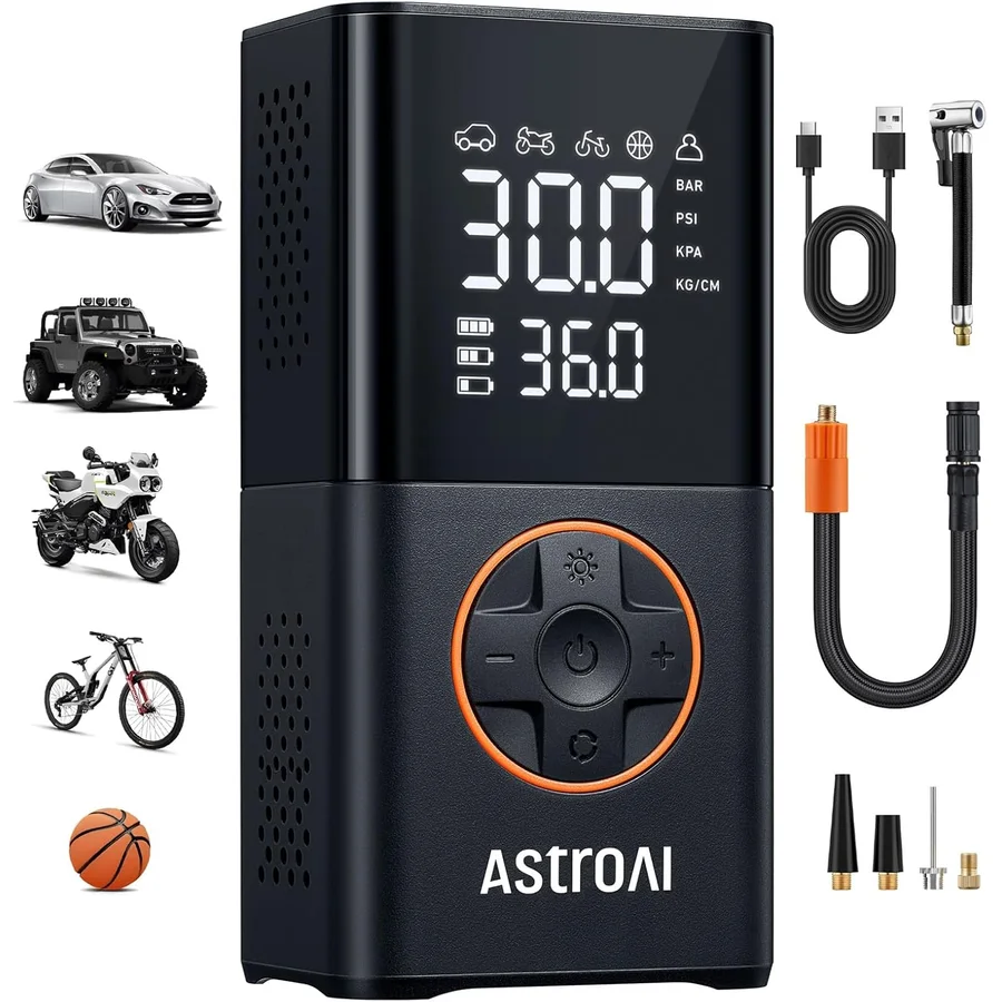 Product image: AstroAI portable tire inflator