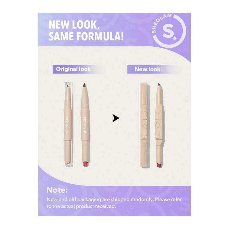 Product image: SHEGLAM Glam 101 lipstick and liner duo