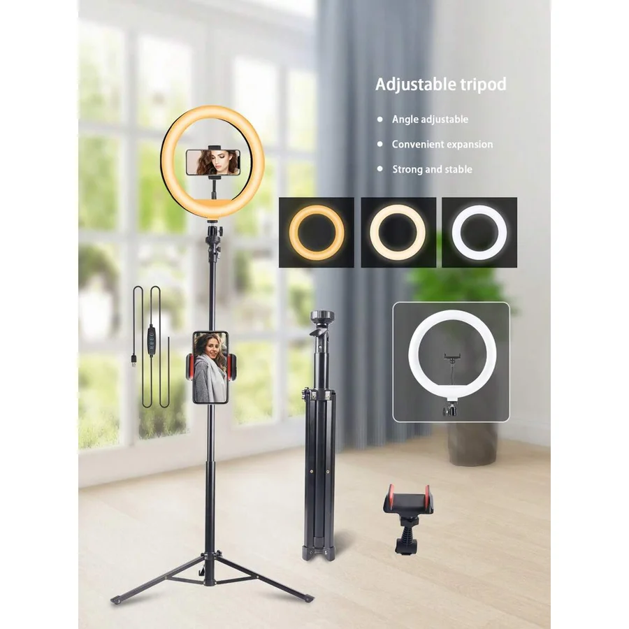 Product image: Rechargeable selfie light with three light modes